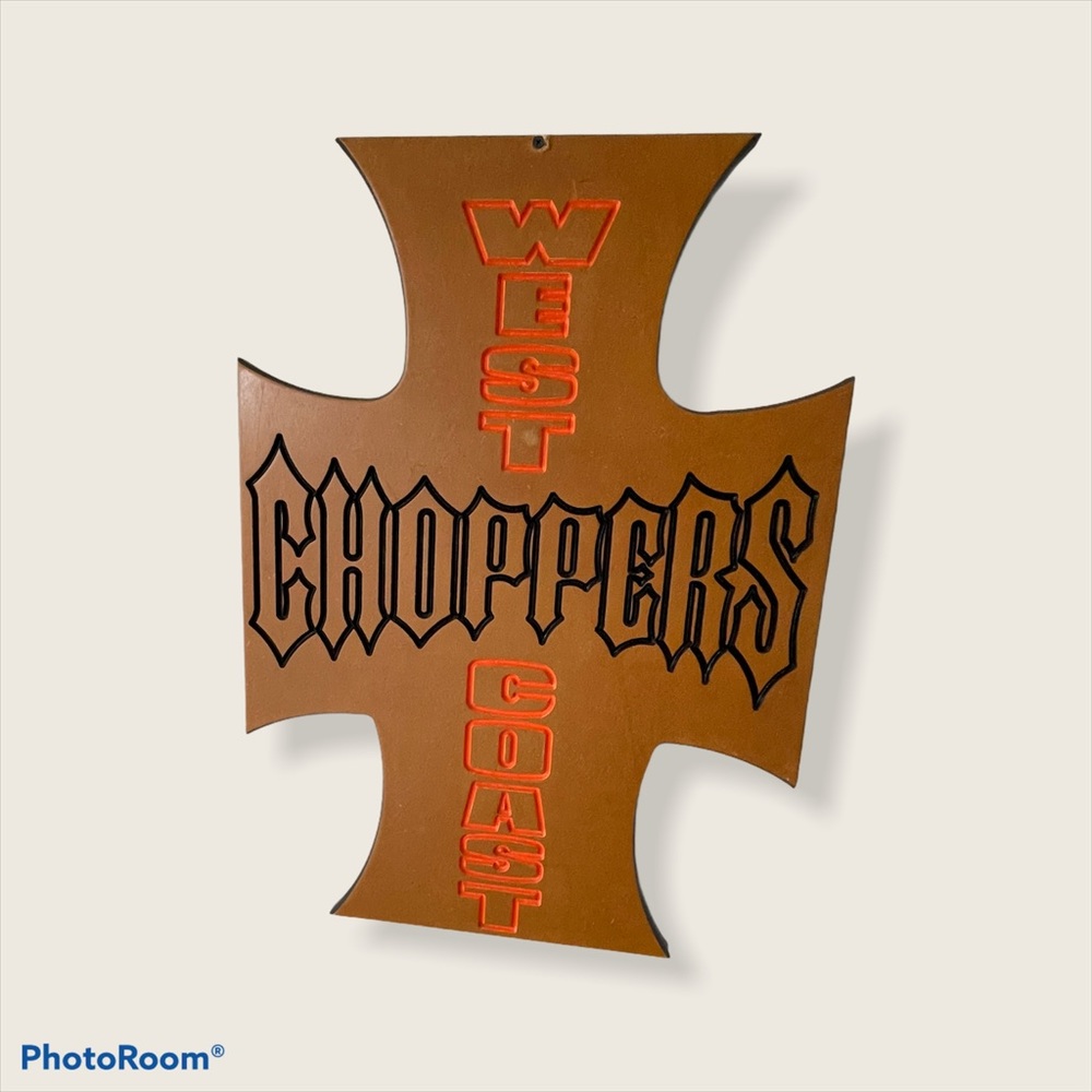 WestCoast Choppers custom wood sign. Vintage